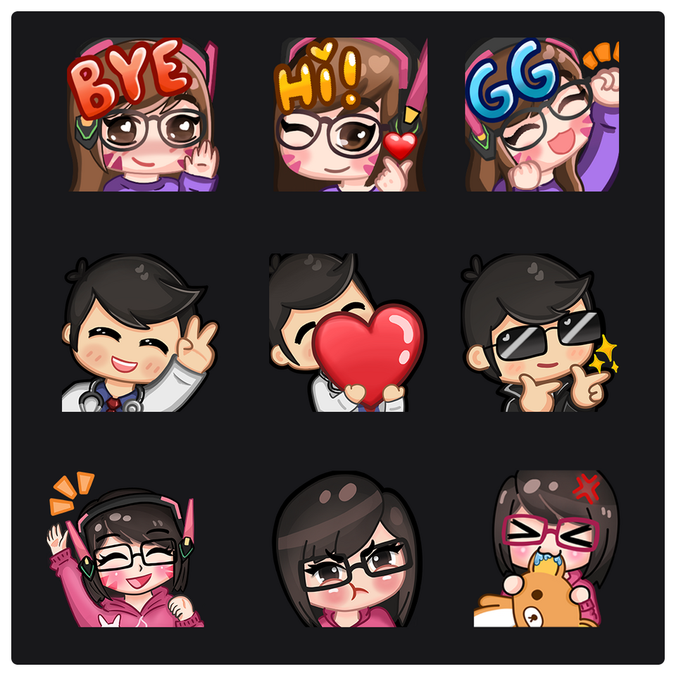 Emotes for Overwatch World Cup's Mexican Team